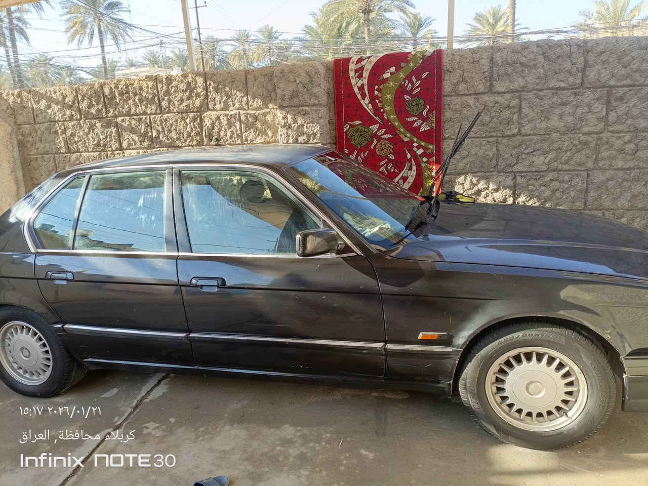 السلام عليكم Bmw موديل91 حجم 735  محرك كير اكسل خير من الله سياره بلاد بدون ظربه بدون اخياس السعر 38 مراوس ترهم (***********)
