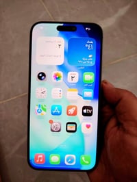 ايفون 15 برو ماكس بطارية 85 مكفول ماستر AAA بسعر 975 قفل 07809945846