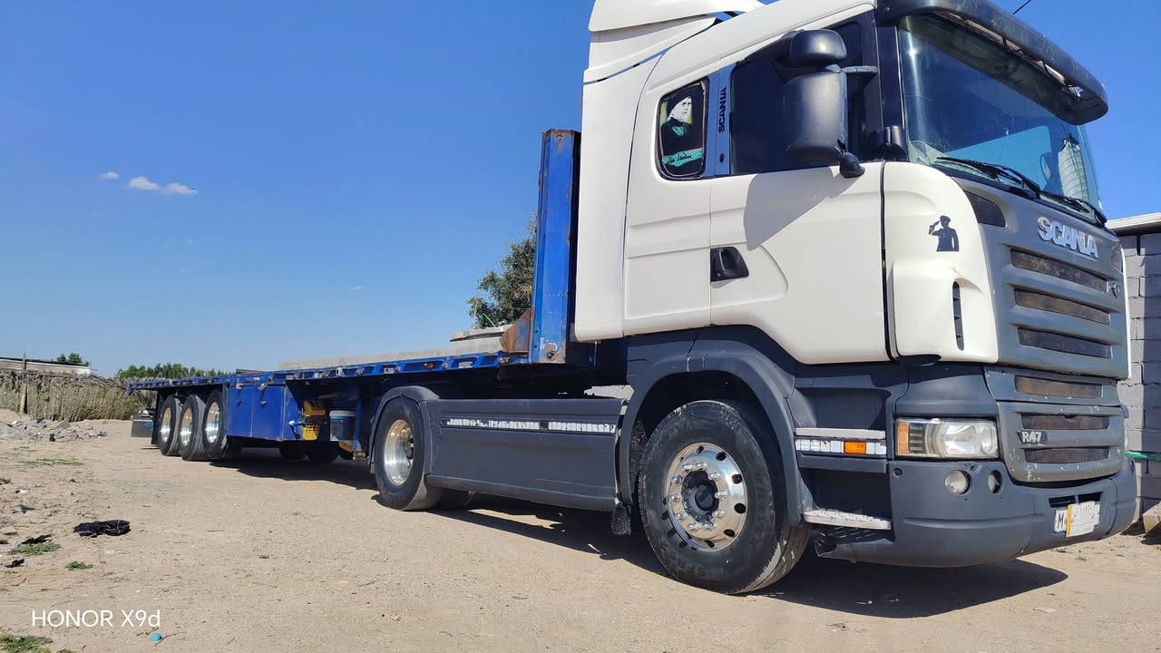 سلام عليكم سكانيا مديل 2005رقم بصرة بسمي مداور ثاني يوم بسنويه مربوطة فلات مكينه انجكشن 470 Rكير راجز شاصي مكفول سيارة تخم تاير رأس وعربات تخم ويل فافون   خير من الله العنوان البصرة زبير قرب صيطرت البحريه***********
