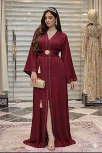 قفطان ملكي • كريب حرير • مقاسات M L XL XXL