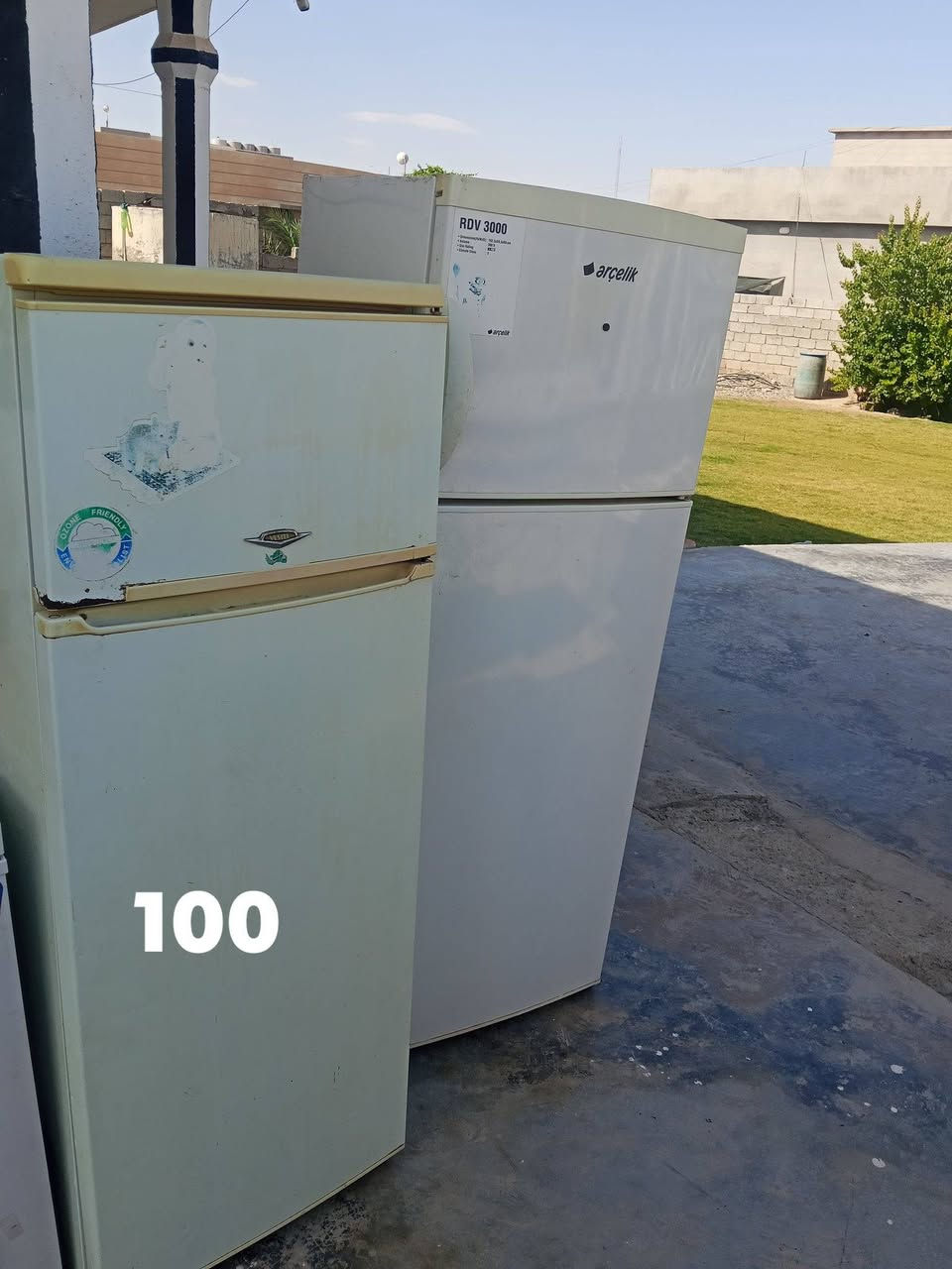 ثلاجات 
مجمدات كما واضح بصوره 
بشرط ننطيهن 
مكان محلي ناحيه العباسي مقابيل مسجد النور قرب عباس الفياض 
***********
