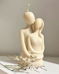 شمعة العناق • أبيض نقي • هدية زواج