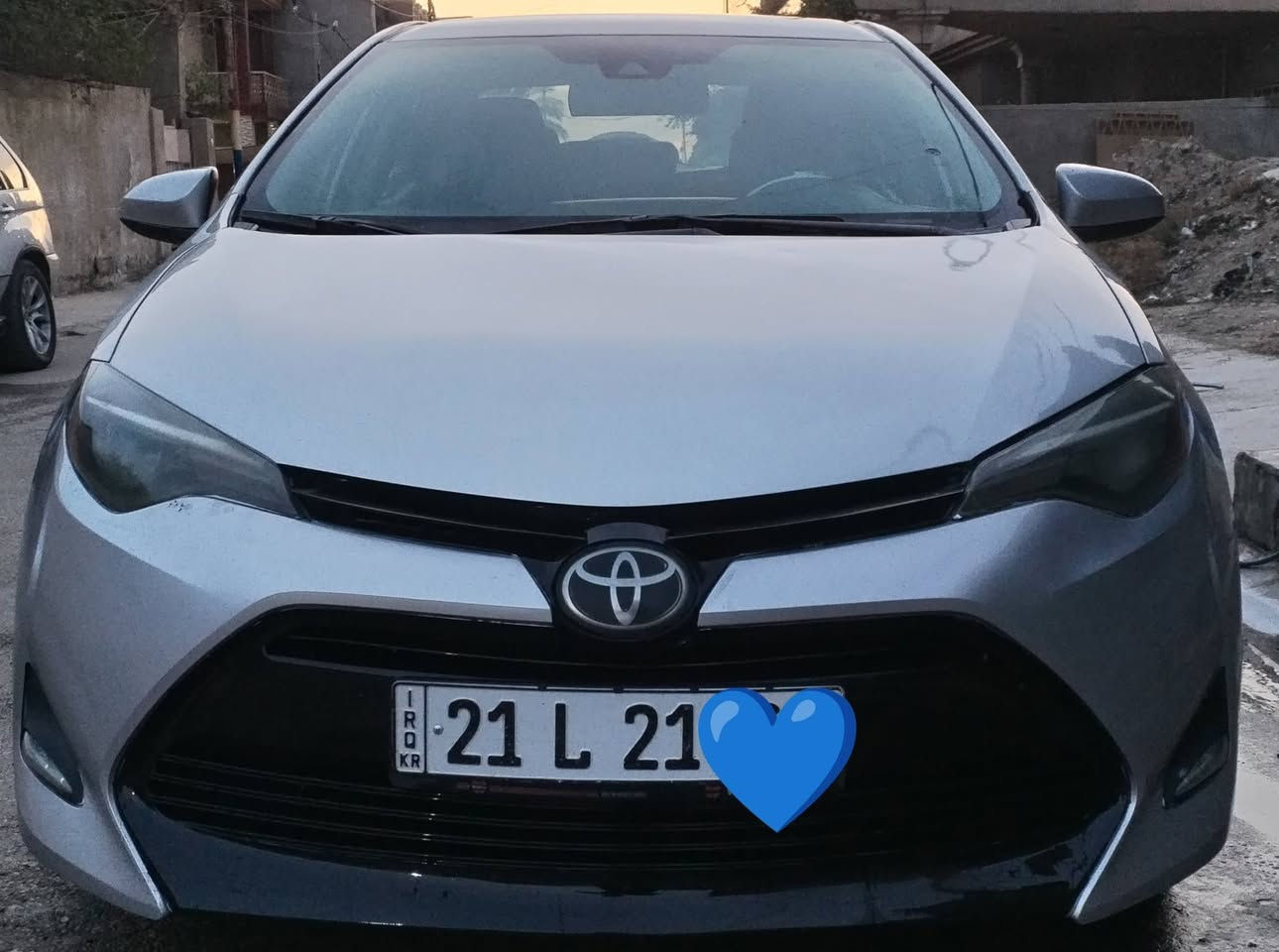 كورلة 2018 وارد لون سلفر مواصفات LE
تحكمات ستيرن
3 انضمة قيادة ECO وسبورت وعادي
حادث قطعتين جامرلوغ وبنيد جهة السكن 
رقم سليمانية باسمي تحويل مباشر
كير محرك مكفول السيارة عليهة ادامة كاملة
صدر امامي خلفي جديد تخم دسكات جديد تخم تايرات جديد كاملة مناقصهة اي شي
هاتف 
عنوان شهربان المقدادية
***********
