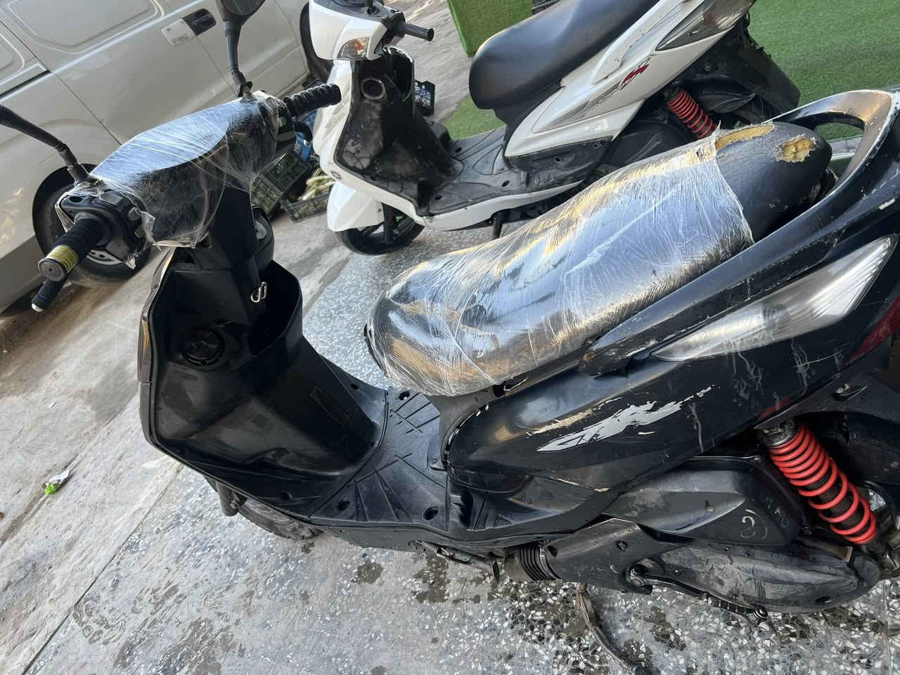 سلام عليكم دراجه ثعلب محرك كفرات بلادي سعره 350 مكاني كراده رقمي ***********
