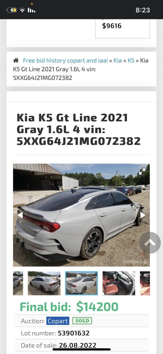 k5 gt line 2021 🩶
للبيع او مراوس فقط بجارجر سكات باك

ماشيه 68km

بانوراما داخل احمر 

رقم اربيل 

ضررها جاملغ وباب صور الحادث بالمنشور

نقص فقط حساس egr

السعر 178🖤

 ***********
