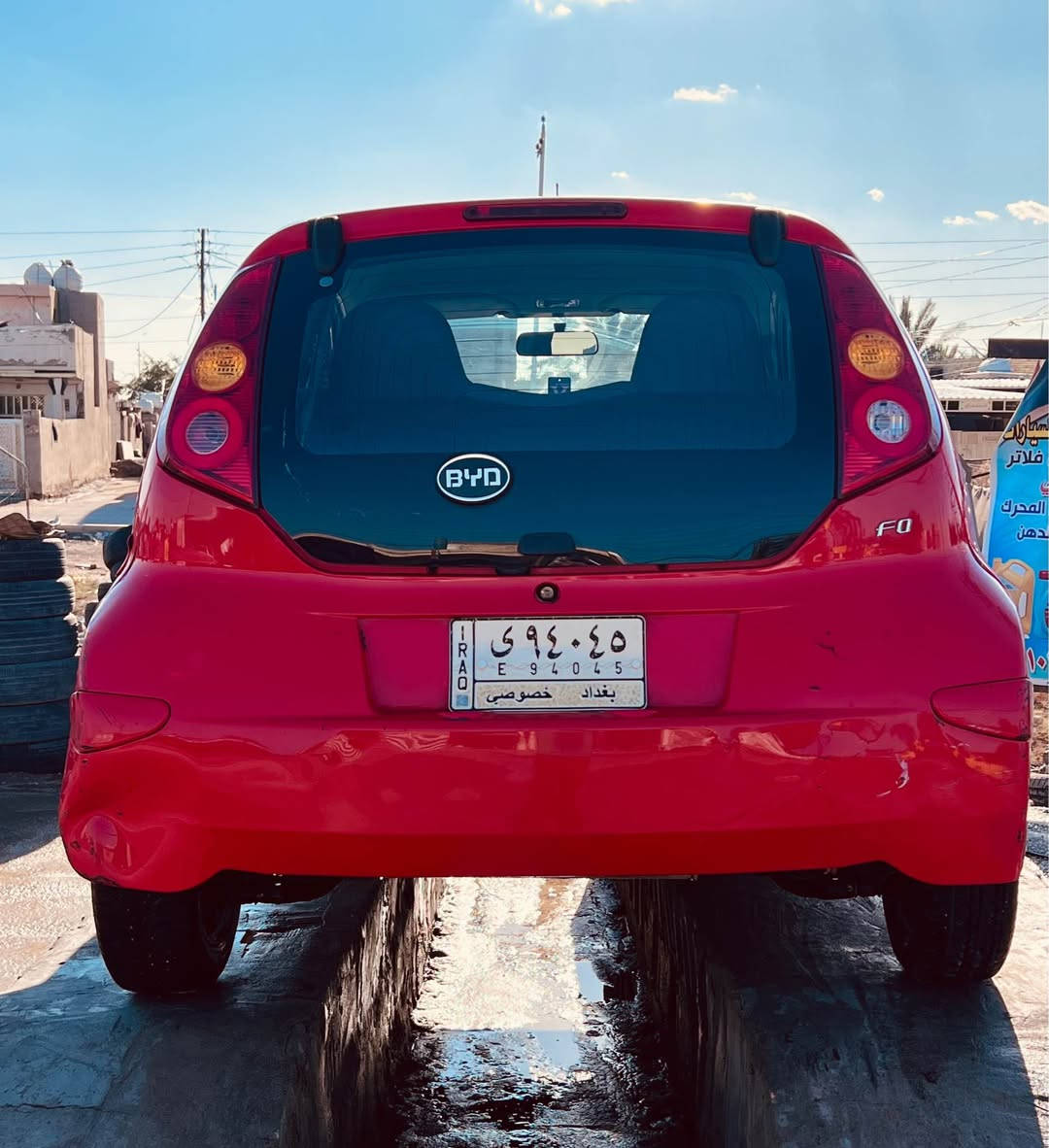BYD -f0
موديل 2013 
للبيع او مراوس 
بيها بارد فقط بدون صبغ ولا تبديل 
سيارة حلوة وجديدة عظمتها
بيها بداية بخار بالمكينه 
كير عادي 
***********
السعر 30 وبيها مجال بغداد, العراق

