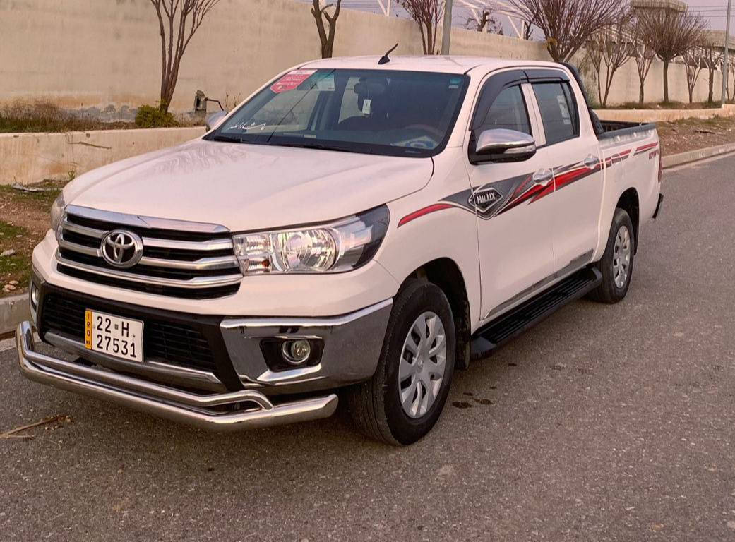 تۆیۆتا هایلۆکس 2024 مەرزیە 
 تەنها ٤٣،٠٠٠ ڕۆیشتووە
 پارچە ڕەش لەسەر ساغە
 بۆدی نەگۆڕایە 
جەگی دەرکەی پشتەوەی لۆ دانرایە 
شاشەوکامیرە. شەریکە جیهان

سعر لە کۆمێنت داوابکە ڕاستەخۆ بۆت دیت 📩 

گیرومەکینە بەشەرت زۆربەجوانی پاکی ماوە هیچ خەلەلیکی تیدا 

ژمارەی خاوەنی 
***********
