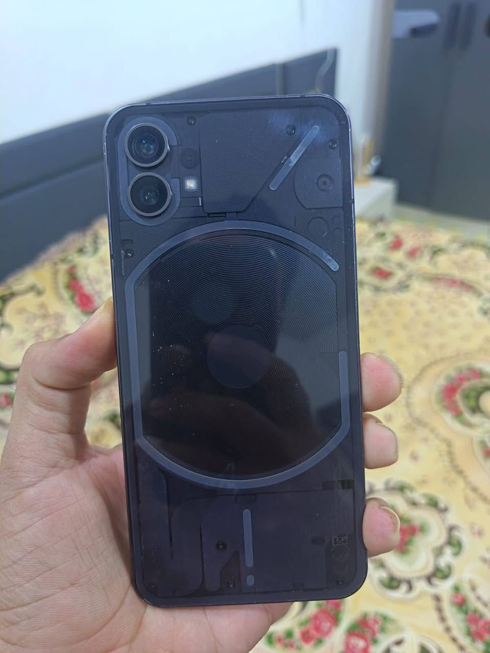 جهاز نوثنك فون 1 جهاز روعه جهاز مكفول فقط هاذ الزلوق بشاصي جهاز مكفول من التصليح ذا 256 عشوائيه16 بطاريه4500 ملحقات حافضه وشاحنه سعر 250 مكاني بصره هارثه رقمي ***********
