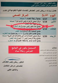 تسجيل مرضى • خلال الصلوات • نينوى