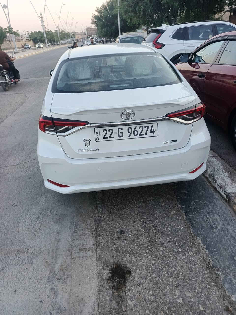 كورلا ٢٠٢٤ساز
محرك ١٨ 
فول مواصفات كفالة عامه
رقم اربيل بااسمي 
ماشيه ٤٠ 
للبيع السعر ١٨٥ بيها مجال
مكاني الانبار هيت 
***********
