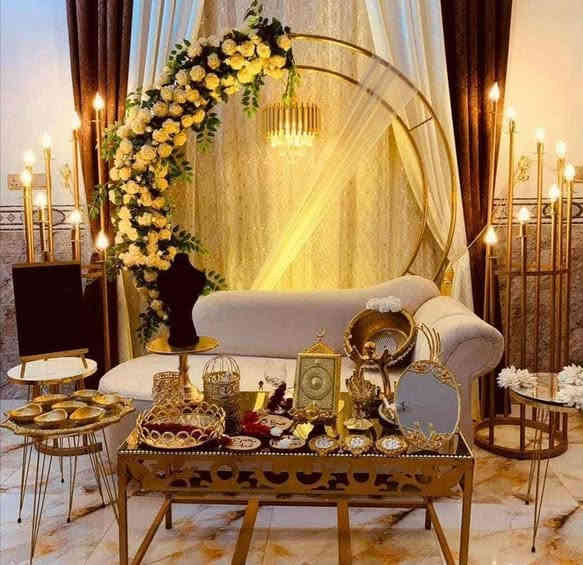 عروض جديدة وحصرية للعرسان
عروض مستمرة الى نهاية السنة ⭐️⭐️
كل ما هو جديد من عروض ودزاينات
..من #تجهيزات النرجس
💫ايجار الكوشة وميز المهر او الحنة وملحقات الميز والانارة  ومغطس القدم وشال العقد  مع كامل الملحقات والشد كلهة ب(١٠٠ ) الف ...باحدث الدزاينات

️✨️ للاستفسار مراسله الصفحه 😍 
او الاتصال على الرقم 
***********
#_اكسبلور_كوشات_تصوير_اعراس
