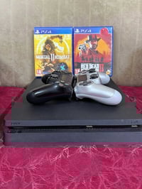 بلايستيشن ٤ • ١ تيرابايت • RDR2+GTA5+MK11