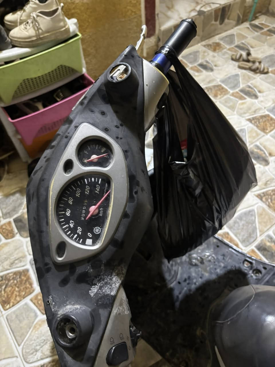 سلام عليكم دراجه سكنس نثيه سرعه 140 دراجه مكينه مكفوله دراجه حلو وشغاله هندر سلف كله شغال مكاني ديالى قرب مطعم سامان السياحي ***********  سعرهي 475 الف بيهي مجال  اتصل ودلل
