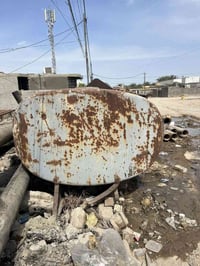 خزان وقود/ماء • بابل الحصوه • للبيع