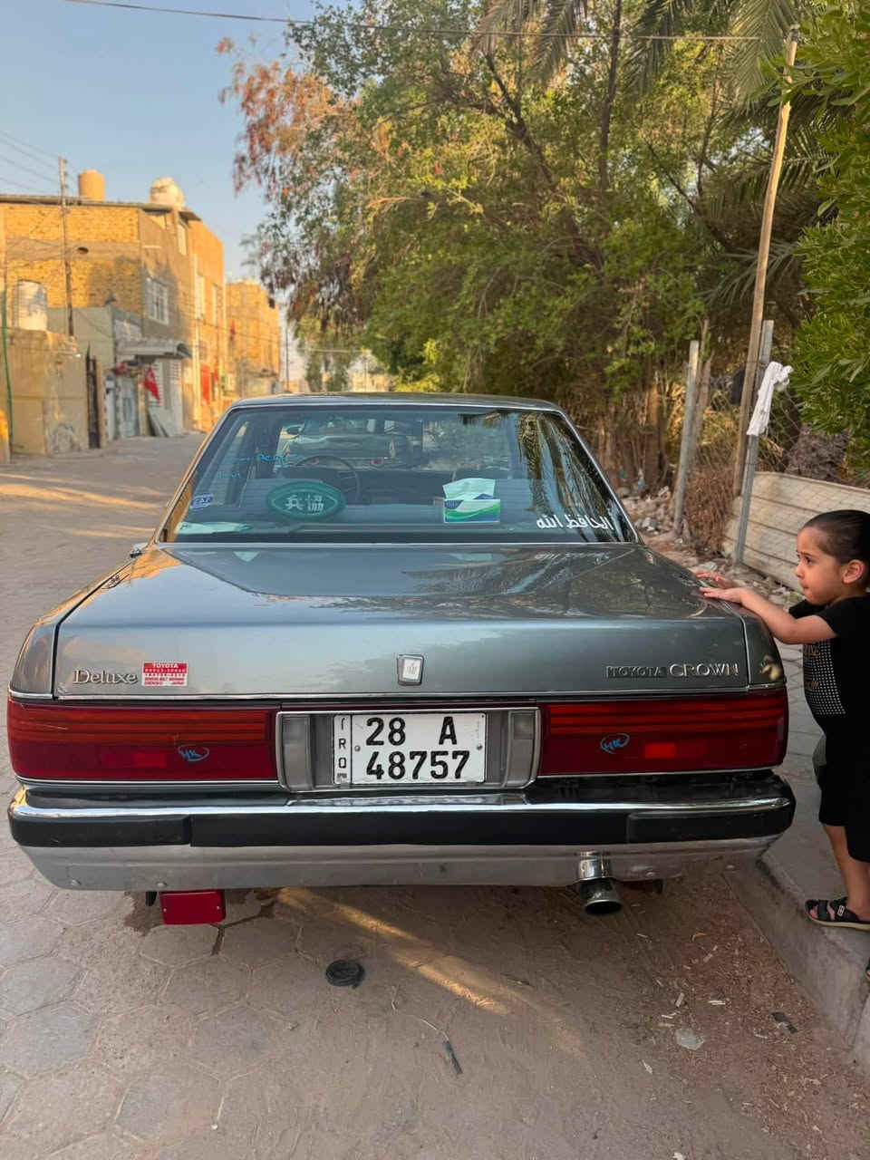 سلام عليكم تيوتا كراون 1991 رقم نجف نكليزي  كير ومكينه  سياره مصبوغه جماليه
استفار اكثر انتصال ع رقم ***********

مكان سياره نجف

