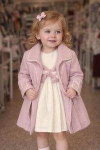 طقم فستان ومعطف • ٢-٦ سنوات • كراميش النجف