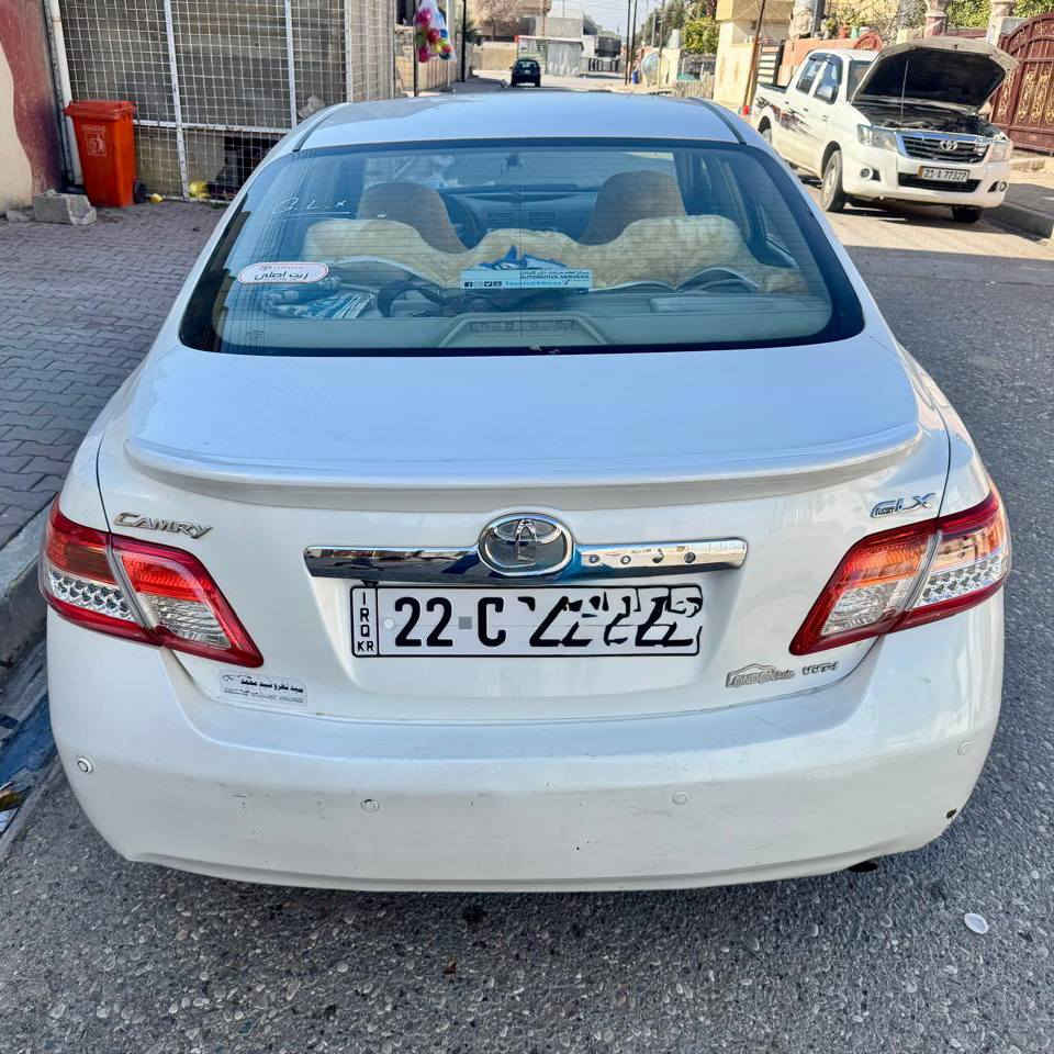 تۆیۆتا کامیری 2011 مواسەفات GLX فول 
ڕەقەم و سەنەوی تازەیە 
کۆبۆنی بەنزین هەیە 
سەیارەکە بێ بۆیاخە بێ سارد 
نموونە لە جوانی و پاکی 
وێنەی سۆنەرەکەیم داناوە 

سعر: لە کۆمێنت داوای بکە ڕاستەوخۆ بۆت دێت 🤖 

گێر و مەکینەی بەشەرت نەکراوەتەوە 
هیچ کێشەیەکی تێدا نییە 

ژمارەی خاوەنەکەی 
***********
***********
