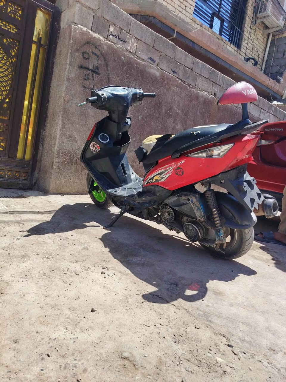 سلام عليكم دراجه ثعلب GTR للبيع او مراوس حسب القناعه السعر 325 و بيها مجال مكاني بغداد شهداء البياع للاستفسار ***********
