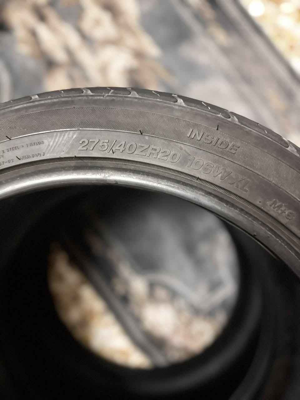 زوج تاير مستعمل نضيف 275/40/20 المكان بغداد حي القاهره السعر 50 الف ***********
