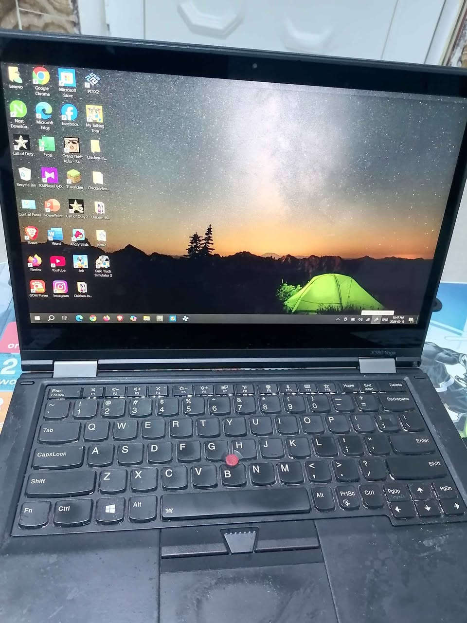 مواسەفاتی هەموو نوسراوە  قفلی  250 هەزار لەهەولێرم  رام 16 
512هاردی  ssd    شاشە لەمس هەموو گیانی ئیش دەکات  بێ عەیبە
Lenovo ThinkPad X380 Yoga13.3-inch 2-in-1   8th Gen Intel Core i5 processor (e.g., i5-8250U or i5-8350U), 16GB DDR4 RAM, 512GB SSD. 360-  

Display: 13.3-inch FHD (1920x1080)  

 USB 3.0, HDMI, Wi-Fi, Bluetooth, 
Battery: 45 Whr   (up to 13.6 hours  Windows 10 Pro or 11 pro أربيل, العراق


**إذا كنت صاحب هذا الإعلان وتريد حذفه لأي سبب، رجاءا أرسل رسالة إلى الدعم الفني**