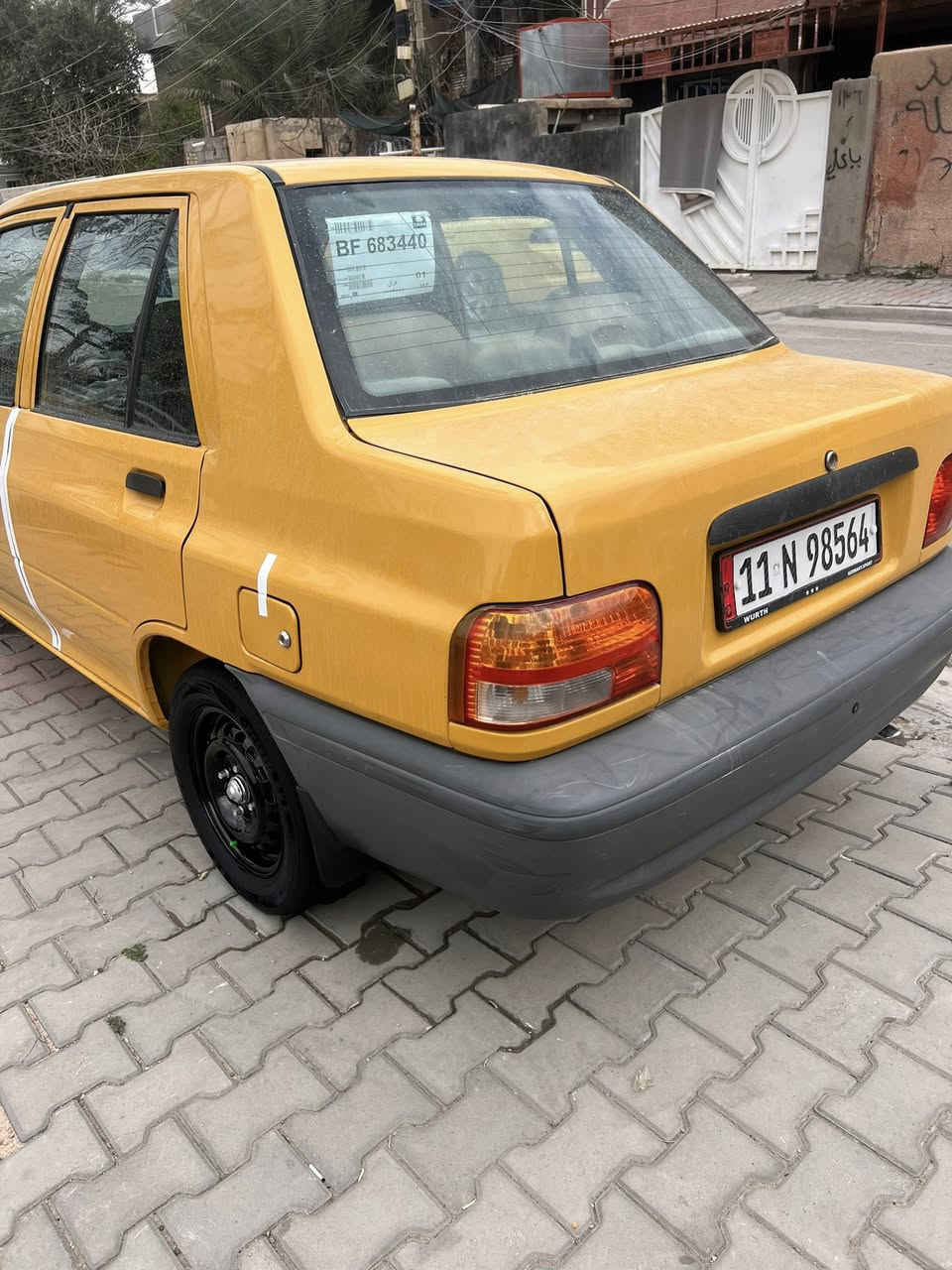 السلام عليكم للبيع سايبا 2022 رقم بغداد باسمي مصفره هيئه وغرامات بيه صبغ باب سايق شبر والباقي كفاله عامه سياره جديده وع وضع الشركه محرك كير صدر تبريد ع وضع الشركه 
تخم تاير جديد صبغ ويل حراري دوشمه مكان بغداد الحسينيه 
للاستفسار 
***********
