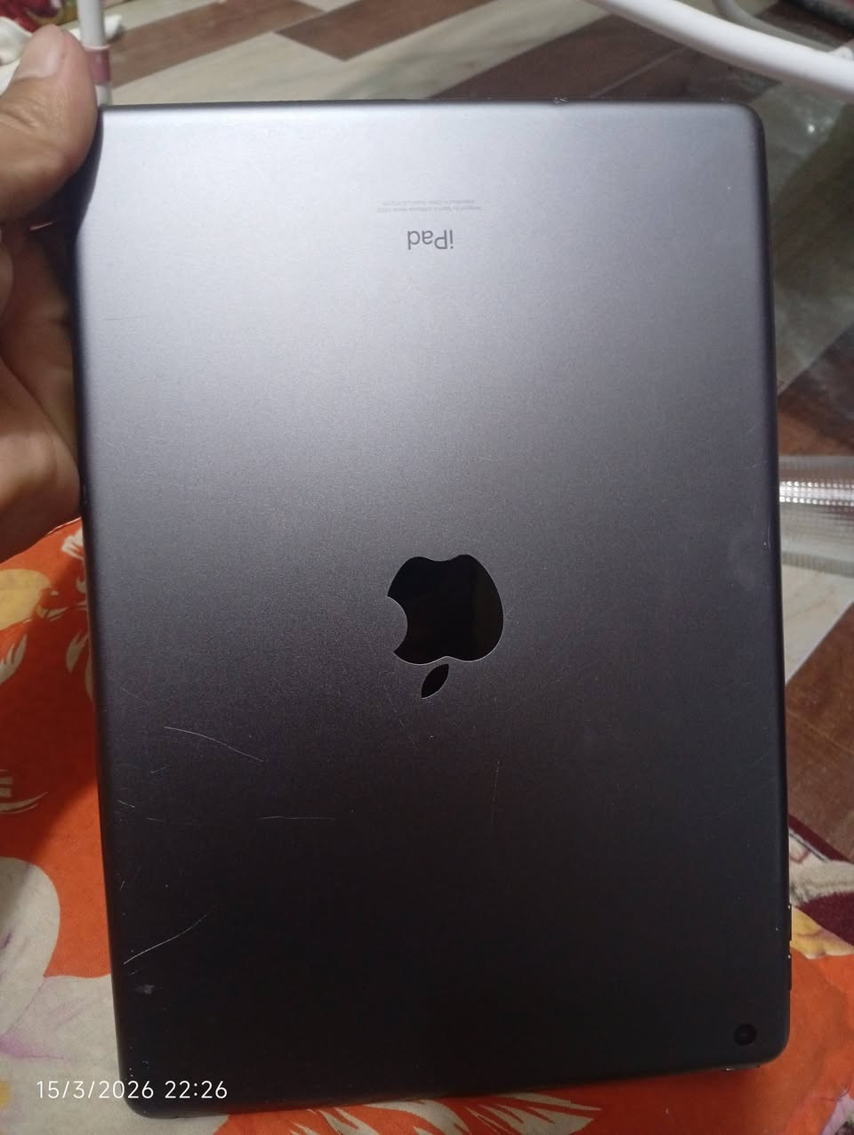 سلام عليكم ايباد 9ذاكره 64 بطاريته تسعينات  ما يصرف شحن العب تقريبن 5كيوم ببجي يبقه بي 45 كل زين بصرف ويا شاحنه اصليه وكفر السعر 250 وبي جمال للتواصل ***********
