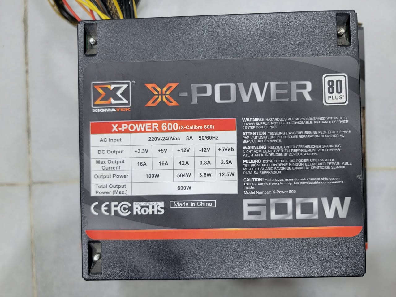 باور سبلاي 600w من زكماتك مستخدم للبيع

السلام عليكم

المواصفات موضحة بالصور
 تصنيفه 80 plus white
لا مفتوح ولا مصلح ولا عطلان.
سبب البيع : طورت كارتي و احتاج بور اقوة
 
و نصيحة اذا الكارتك يسحب اكثر من 175 واط لا تاخذه لان الكارت يخرجله كيبل واحد متفرع وليس كيبلين مثل ما موضح. 
(معلوماتي مصدرها جيميناي بعد الله اعلم)

سعر 55 الف شامل التوصيل.
اذا مهتم بالشراء الرجاء تفضل خاض.


**إذا كنت صاحب هذا الإعلان وتريد حذفه لأي سبب، رجاءا أرسل رسالة إلى الدعم الفني**