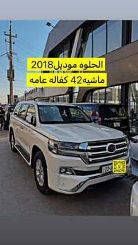 لاندكروز GXR • ٢٠١٨ • ماشيه ٤٢ الف