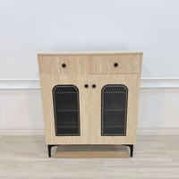 خزانة ٢ باب • خشب MDF • ٨٠×٩٥×٣٢ سم