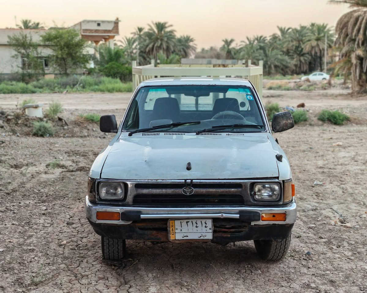 بسم الله للبيع تيوتا موديل 96 خمسه جنكال ستيرن باور سياره خير من الله بيهه خيط تبخير بدايه مكفوله مكينه  +كير+اكسن+شاصي+كهربائيات
تبريد بس عوزه ڤان رقم ديالى مشروع وطني 
سعر 54 بيهه مجال للتواصل ***********
