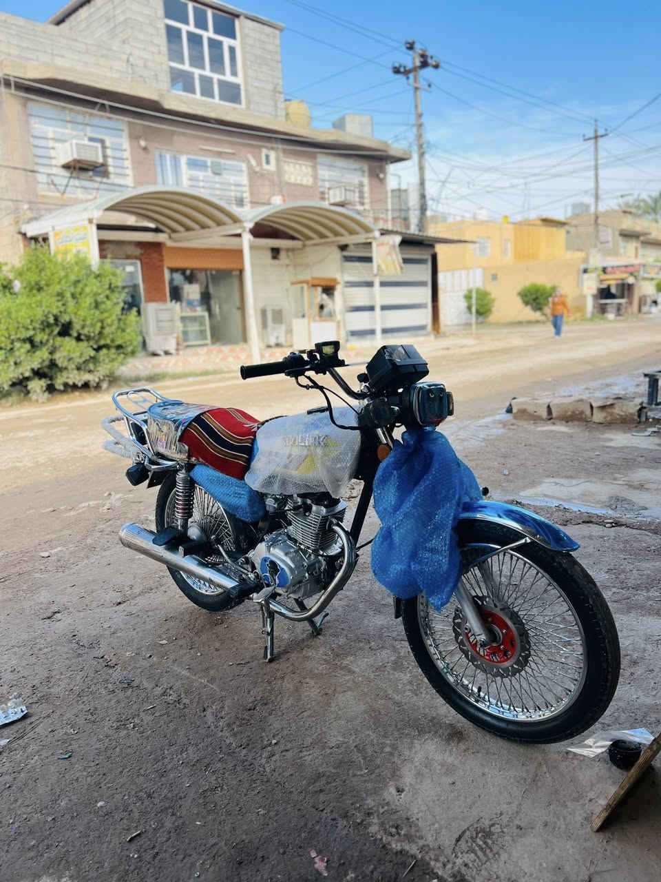 سلام عليكم تايكر البيع موديل 23 كفاله دراجه لون مميز 🤍كهربايات كله شغاله محرك نشاط فول مكان ديالى بعقوبة  تقاطع القدس ستفسار على رقم ***********
