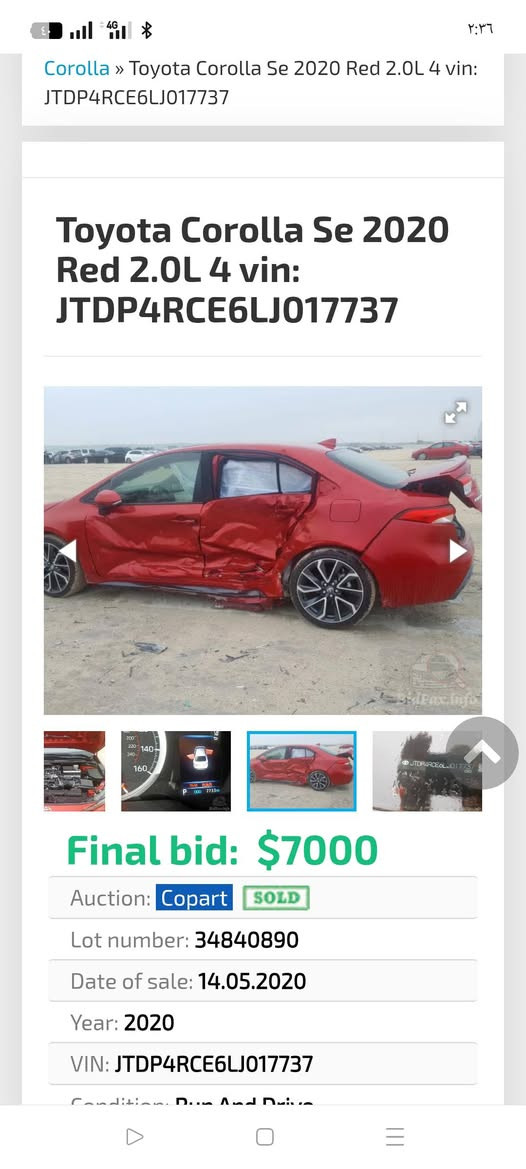 كورلا موديل 20 حادثهة مثل ماموضح بالصور يرادلها ترتيب وتعديل ب 108 وبيهة مجال وهذا رقمي ***********
