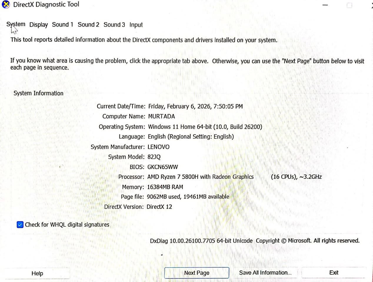لابتوب مثل ما موضح في صور قيم سعره وخذه بس لا تكسر بسعره اذا متعرف ادمن ♥️
 Lenovo 5 Legin Pro 2022
 ذاكرة الهاردوير 520G  والرام 16G
كرت الشاشة RTX3070+8G
المعالج AMD رايزن 7 5800h
نظام وندوز 11
حجم الشاشة 16 
120Hz
الجهاز ما بيه أي مشكلة نظافة 100% 
رقم الأتصال او الوتساب ***********
