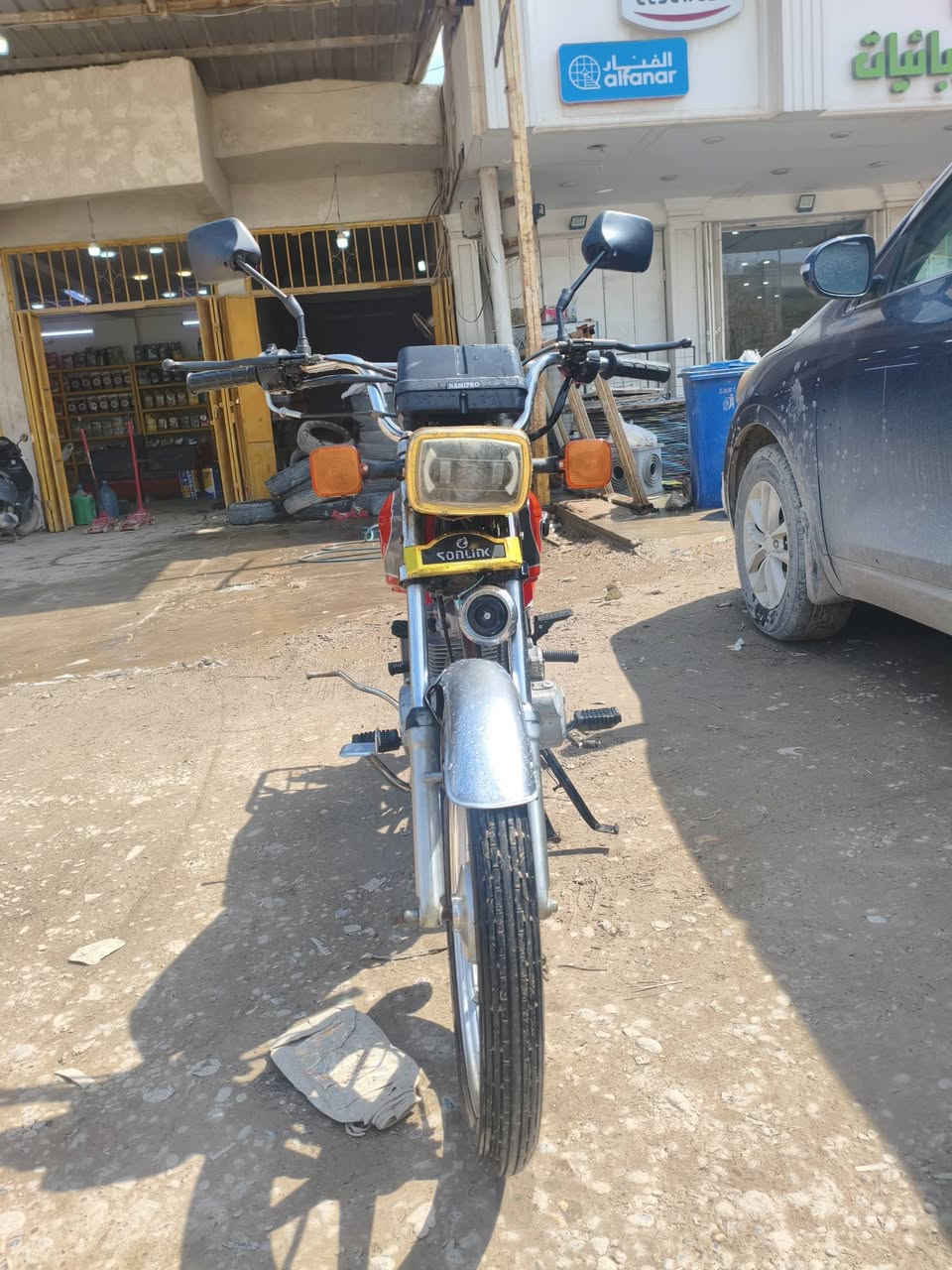 دراجه للبيع موديل 2017 امجفت جديد كله شغال السعر 325 اوبي مجال  المكان سامراء رقم الهاتف ***********
