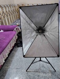 طقم إضاءة سوفت بوكس ​​قطعه  50×70 سم  /، ٣٨٠ واط،  مصباح LED 3000-6500...