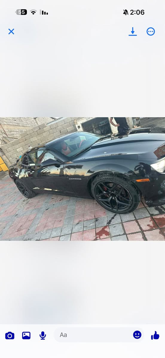 🔥

*للبيع شيفروليه كمارو RS 2014 🚗*

*اللون*: أسود مميز 🖤
*الموديل*: 2014
*الفئة*: RS (رياضي) 🏬
*المسافة*: 142,000 كم 🚀
*المحرك*: 3.6 V6 / 323 حصان ⚡
*القير*: أوتوماتيك 6 سرعات / دفع خلفي RWD 🚗
*المواصفات*:
- شاشة MyLink 📺
- أضوية HID + LED 🔦
- وياله 20 إنج RS 🔥
- تحكم ستيرن + كروز كونترول 🕹️
- نظام StabiliTrak + Traction Control 🚨

*الحالة*:
- ضرر: بنيد + جاملغ 🚧
- باب السائق: تعديل + صبغ بسيط 🛠️
- المحرك + الميكانيك: نظيف جدا 👍
- تمشي طبيعي 🚀

*السعر*: (110 ورقة ) سعر بي مجال للطيبين 💰

*للاستفسار*: (***********) 📞
