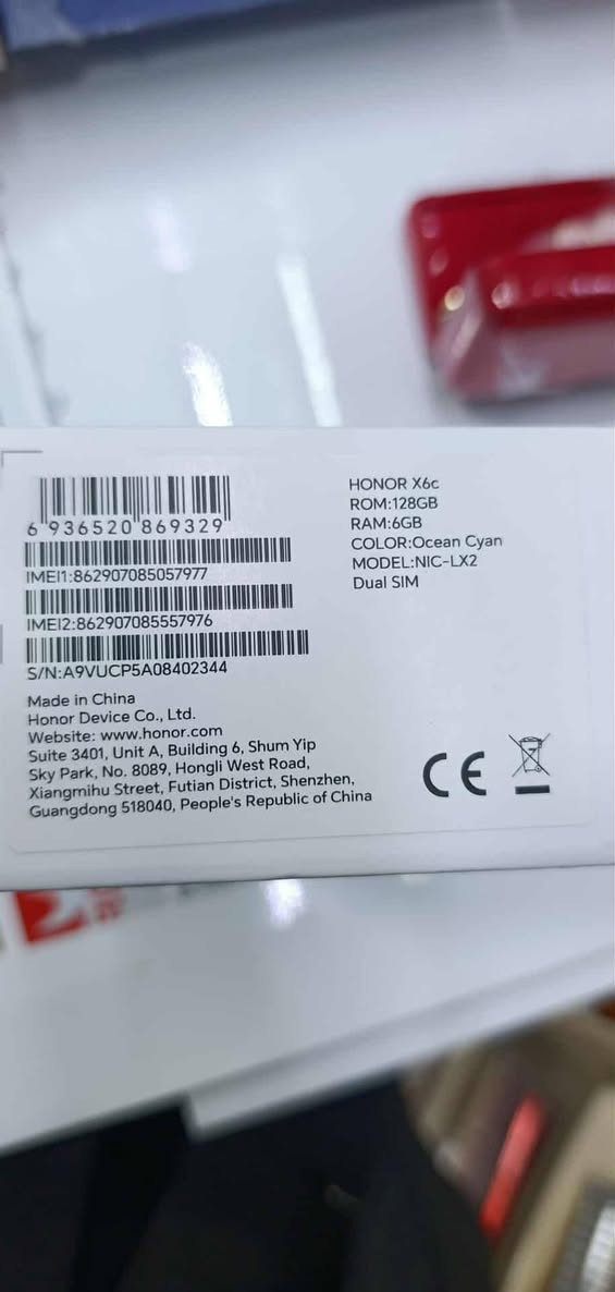 هونر X6C ذاكره 128 السعر/200 الف
***********
