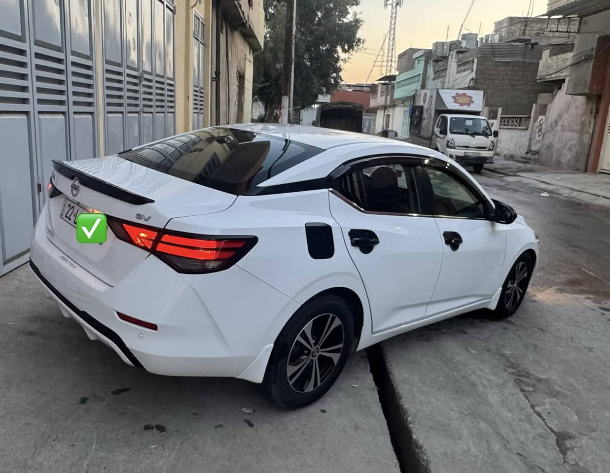 نيسان سينترا 2022 SV
عداد المسافة : 80 الف ميل 
حجم المحرك : 2000 (4 سلندر)
((((مرقم أربيل وجاهز))) 

ضربته::  خفيفه شبه الكلين بدون دواخل  فقط ارباك مرجع سستم صور موجود بل منشورا 
مواصفات 👇🏻
 بصمة ابواب 
بصمة تشغيل 
تحديد مسار 
مثبت سرعه
قياده ذاتيه
سستم سماعات  
شاشة ابل  كار بلي 
كاميرا خلفي
اوتو ستوب 
رادار امامي
رادار جانبي  (نقاط عمياء)
رادار خلفي (التحذير من الاصطدام)
حساسات امامي
حساسات جانبي 
حساسات خلفي 
نظام (𝐄𝐂𝐎)
نظام (𝐍𝐎𝐑𝐌𝐀𝐋)
نظام (𝐒𝐏𝐎𝐑T
تحكمات استيرن
السعر $152و بها مجال قليل
مكان السيارة موصل

متواجد إتصال هاتف وواتساب فقط ***********
