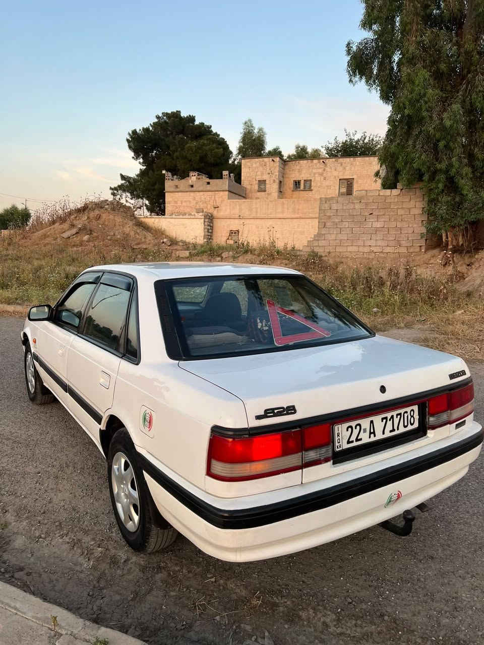 مازدا 626 مديل 1992 محرك 8وبخ بي جكجمة فقط مكفولة من الصبغ عدا كارت باب السكن وكارت بالبنيد السيارة مبدل بيها تخم كامل حدادية امامي خلفي رقم اربيل مسطرة بأسمي سنوية نافذة 2030 تحويل مباشر مكان ناحية الكوير سعر 46 ***********
