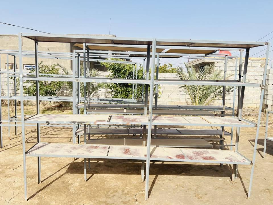 رفوف للبيع

مع بسطيه

نوع الحديد :ثقيل 

الي عددهن 4 :الطول مترين و85  والارتفاع مترين 

وحده طوله 

مترين و35وارتفاع مترين 

مع بسطيه حديد مثل ما موجود بالصوره 

المكان :الوركاء 

السعر :850 وبيهن مجال 

للاستفسار الاتصال :  ***********
