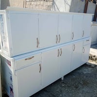 كابينت مطبخ • ٢م • سطح رخام