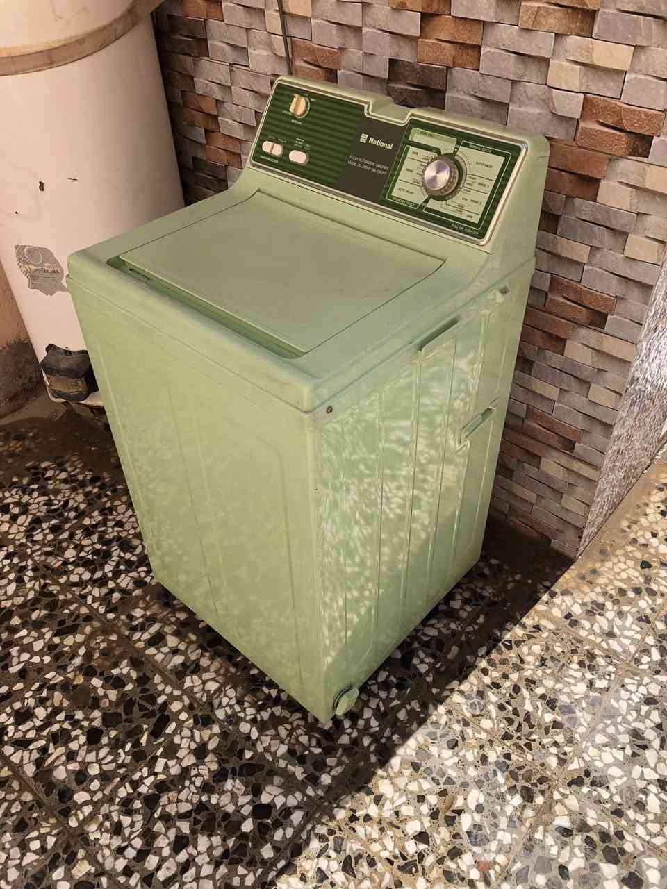 غسالة ناشونال ياباني اوتماتيك للبيع مكاني نجف حي الجمعيه ***********
