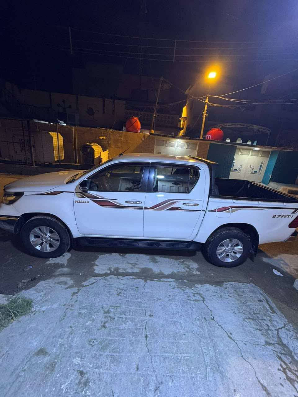 السلام عليكم بيك آب هايلوكس 2019 فول مواصفات كويتي فور ويل تبريد تدفئه كشنات كشاف ضباب مانع تزحلق نضام ايكو اقتصاد بانزين وبور سبورت. شاشه ترحيب كيجات الكتروني شاشه وكامره تبريد قطعتين امامي خلفي كير اوتماتيك تبريد تحكم شاشه حساسات خلفيه مكينه كفاله 2700 وكير كفاله  رقم اربيل  انگليزي سنويه وهزه جديد بااسمي تحويل مباشر بطاريه جديد تبديل زيت مكينه وگير جديد 
صدر جديد  كفاله عامه من الصبغ فقط بارد  خفيف جدآ ملصق السونار في المنشور   
السعر275 وبيه مجال بسيط    مكاني ديالى بعقوبه
***********
