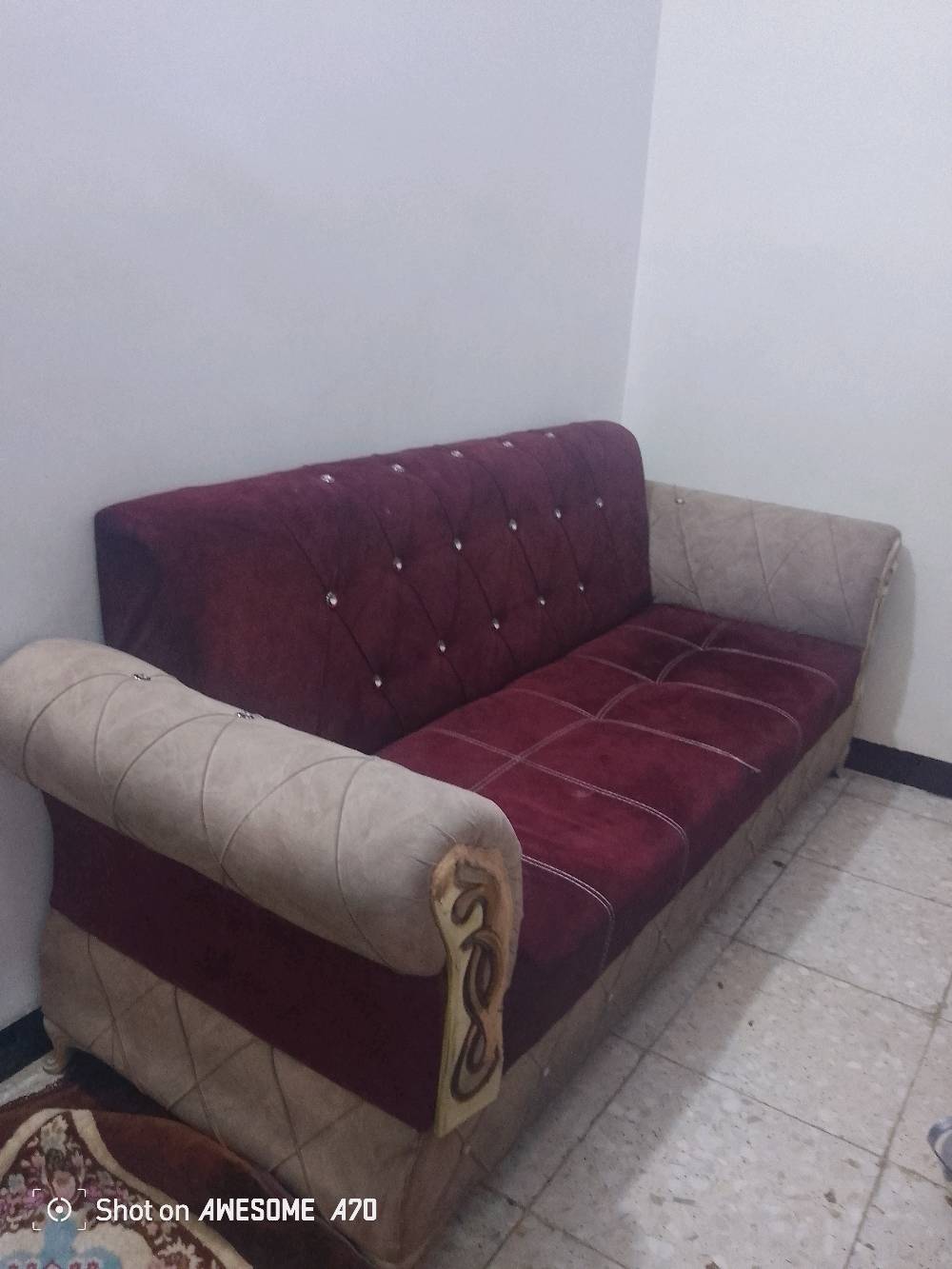 فقط المؤشر بالاحمر مكسور 
زائدا سبع كوشات زائدا تلبيسه تخم