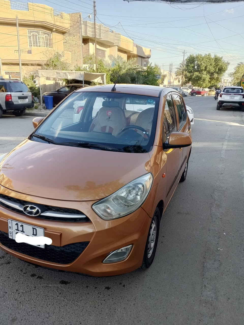 هونداي i10 موديل 2015 لون مميز رقم بغداد دولي سابقا كان بيها جراد بسيط وصبغ جماليه السعر 72 وبيها مجال كير محرك صدر تبريد جديد موبايل ***********
