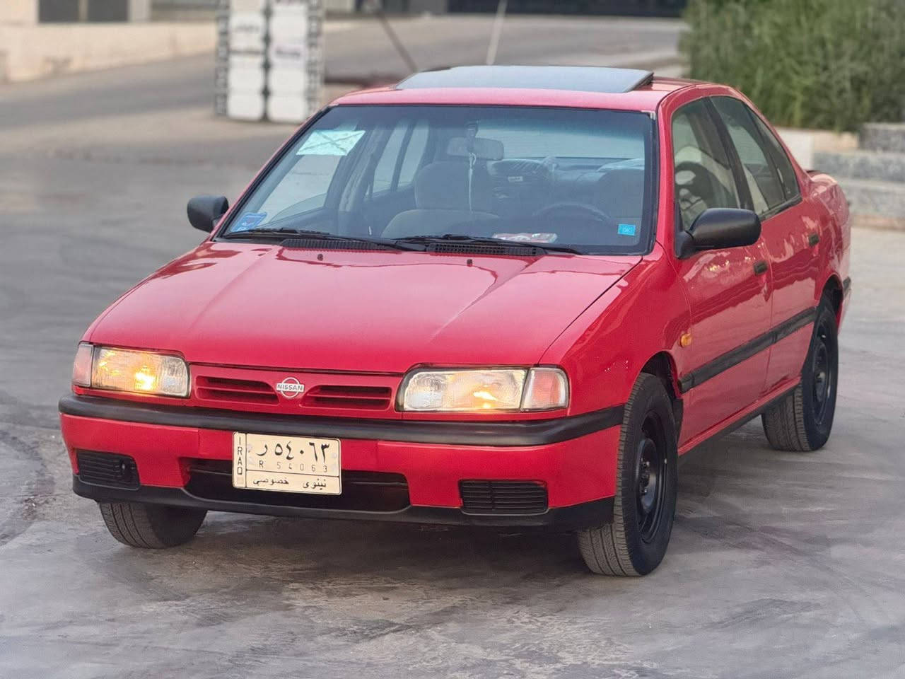 السعر 43$$        ***********
نيسان بريميرا موديل 1992 مكينه كير شرط حجم 16 كير عادي جامات كهرب طخم أمامي خلفي جديد صبغ عام جماليه رقم نينوى ألماني مشروع وطني شرعي موجود شرط التحويل
