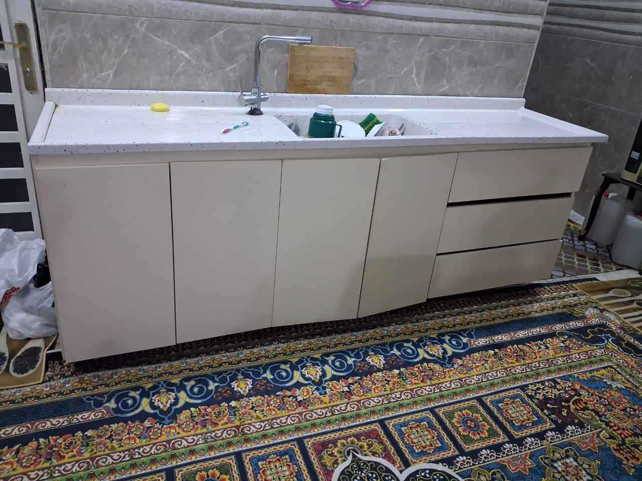 كاونتر خشب HD مرمر  جديد مكانه نجف الندائ شارع قمبر سعره ٧٥٠.  رقم التواصل  *********** النجف, العراق
