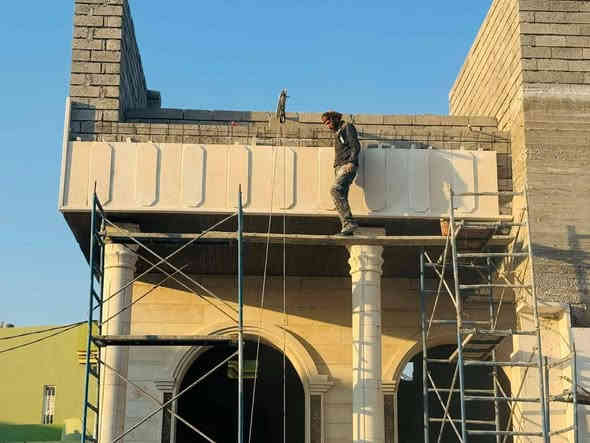 سلام عليكم كادر حجر حلان واجهات كوبنات شبابيج حف ودرز وتصليح شقل بانسب الأسعار ***********واتساب اتصال
