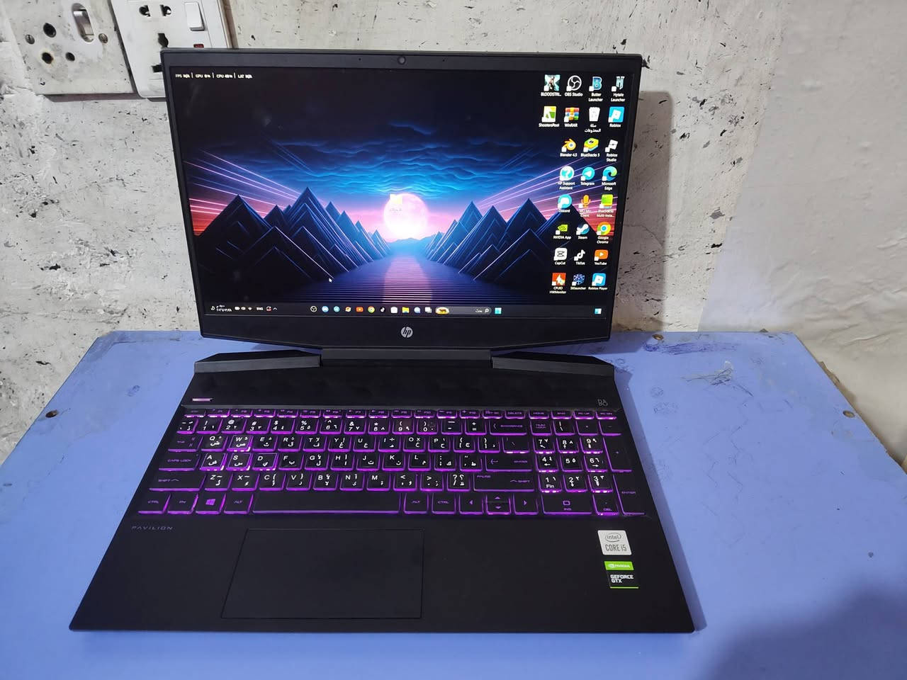 لابتوب جمينج! 
HP بافلون جيمنج

كوراي 5 جيل 10 فئة H
gtx1650ti 4gb
ram 8
ssd 256
نظافة عالية 
السعر: 500 ألف 
تواصل خاص او رقم ***********
