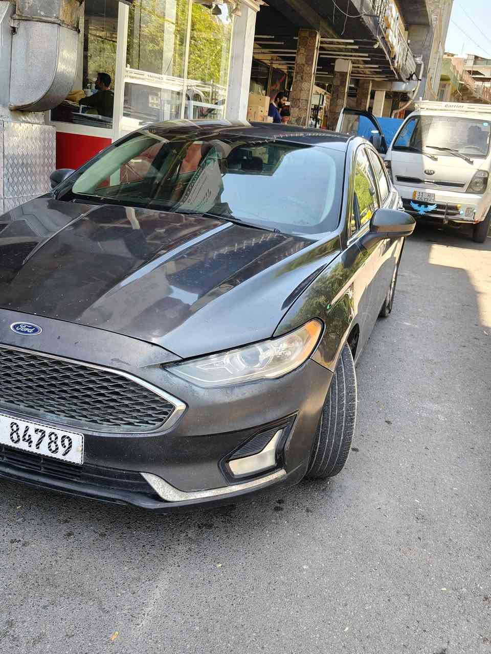 فورد فيوجن 2019 بيها قطعتين مبدلات نفس اللون جاملغ وبنيد سيارة كامله بدون اي نقص بيها منضومة غاز  السيارة سعرها 107 وبيها مجال 
***********
